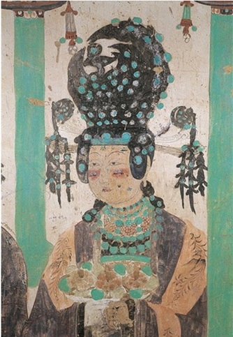Female Donor, ca. 979, Thousand Buddha Grottoes, Dunhuong Caves, Mogao 61, Gansu Province,  五代十國
